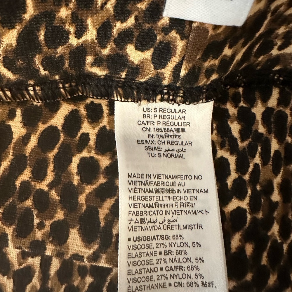 EUC Daily Ritual Leopard Print Pants - Picture 4 of 5